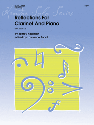 Book cover for Reflections For Clarinet And Piano