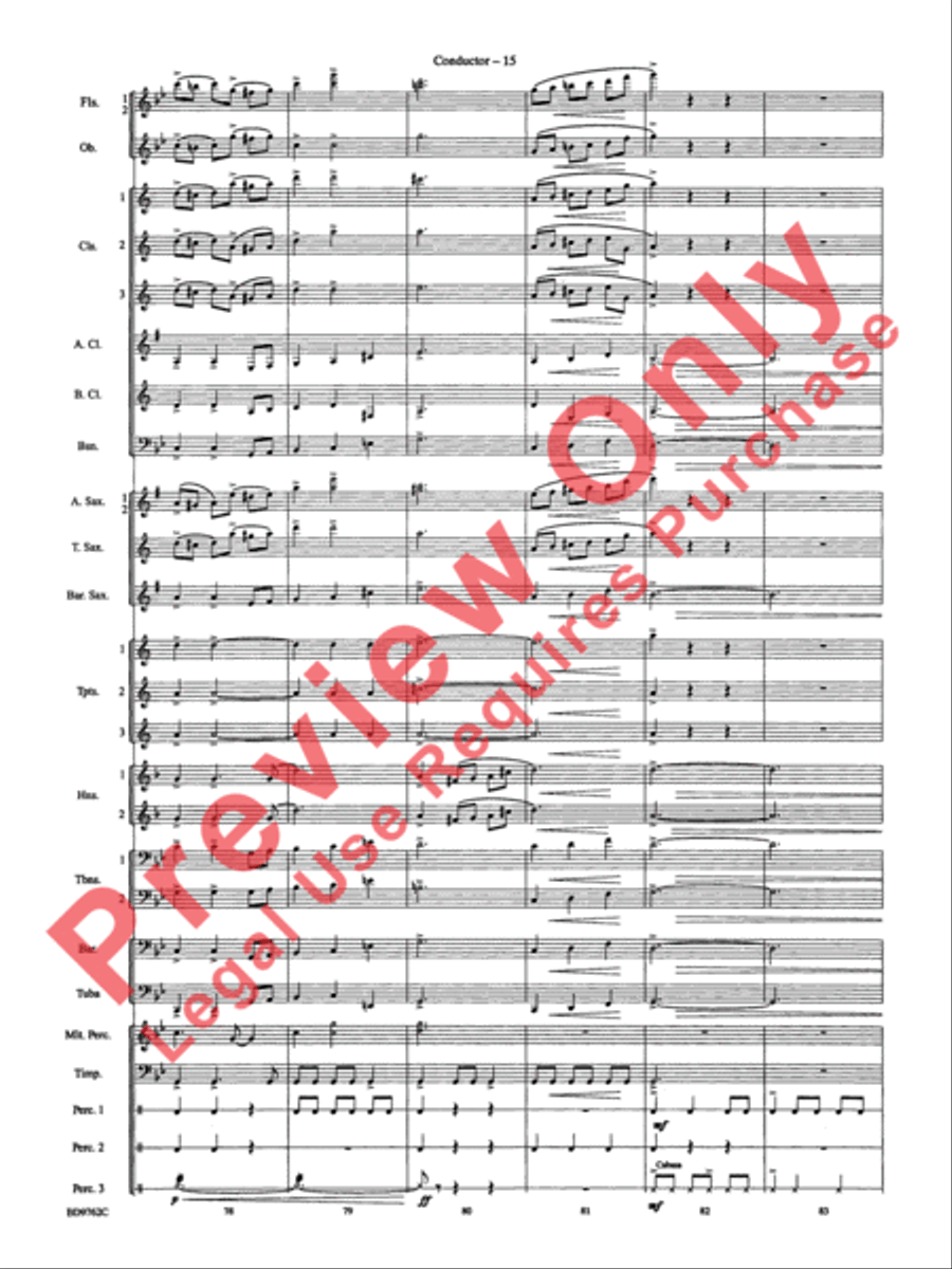 By Loch and Mountain Concert Band scores gallery preview page 18