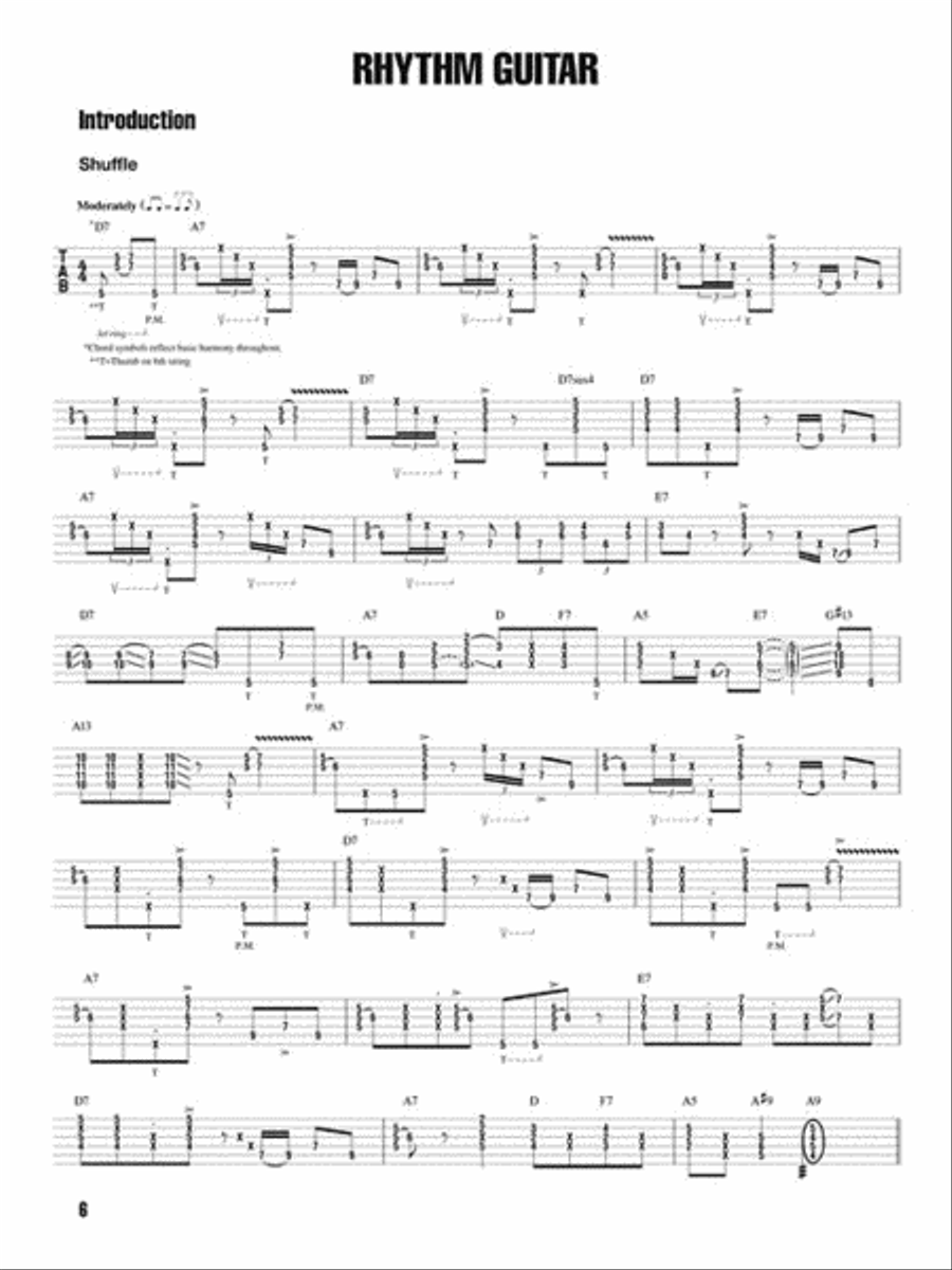 Burning Blues Guitar Electric Guitar scores gallery preview page 6
