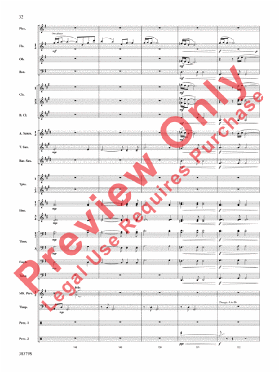 Vision Quest Concert Band scores gallery preview page 33