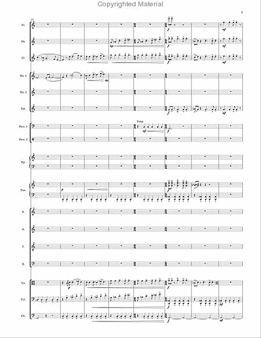 The Motion of Stone 4-Part scores gallery preview page 4
