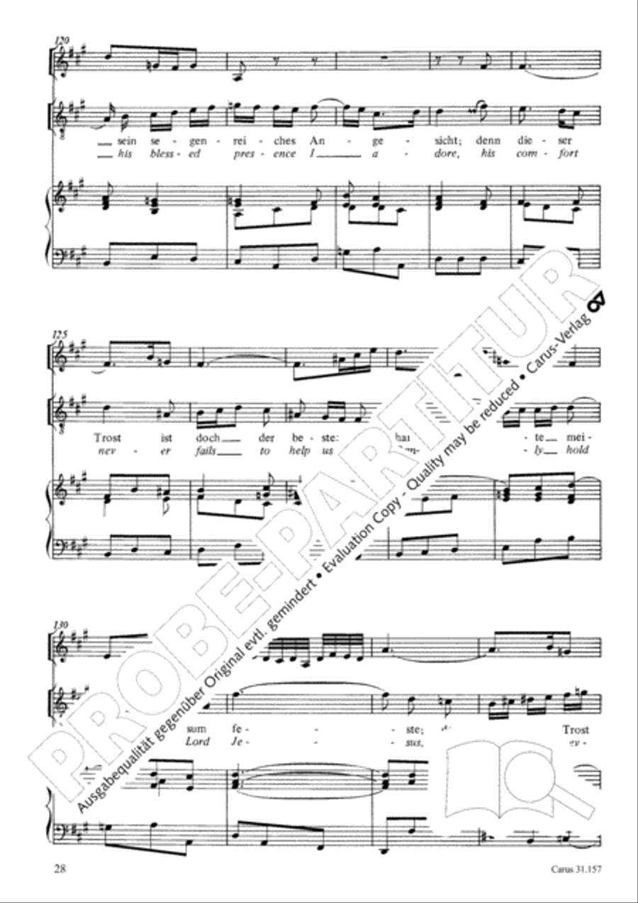 Lord, do not depart until I am blessed (Ich lasse dich nicht, du segnest mich denn) TB scores gallery preview page 29