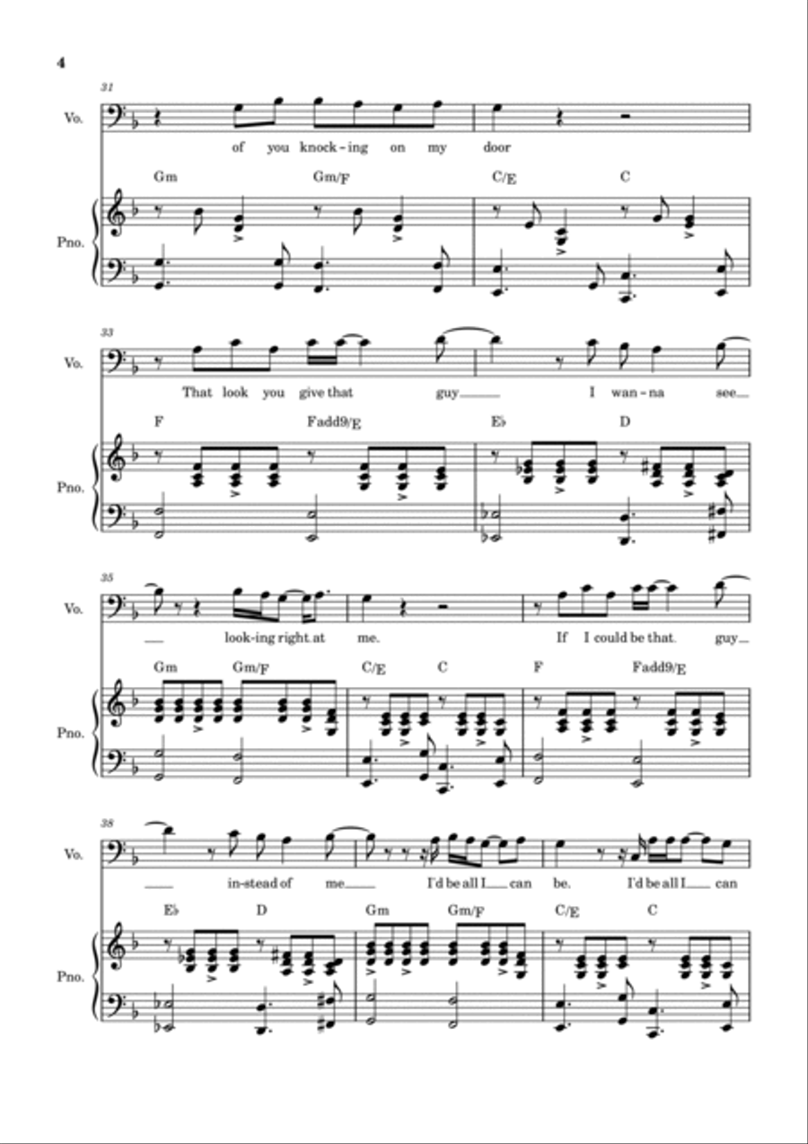 That Look You Give That Guy Voice scores gallery preview page 4