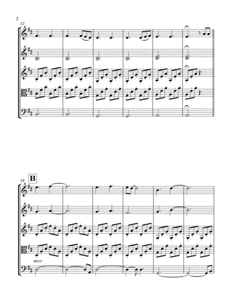 Flightless Bird by American Mouth (String quartet )Score and Parts