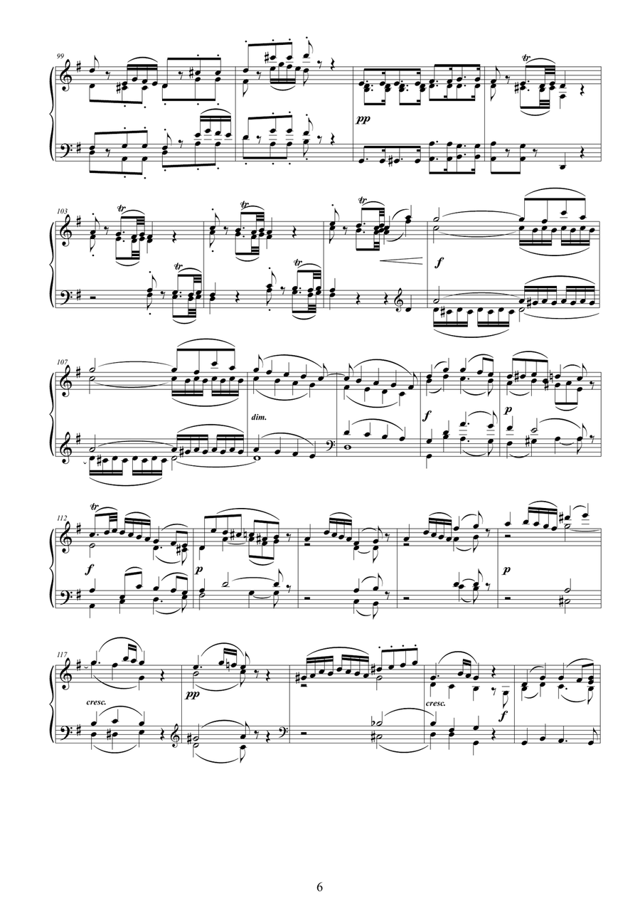 Mozart – Complete String quartet no.14 in G major K387 (Spring) for piano solo Cello scores gallery preview page 6