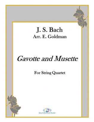 Gavotte and Musette from J.S.Bach's English Suite No.3 in G minor, BWV 808