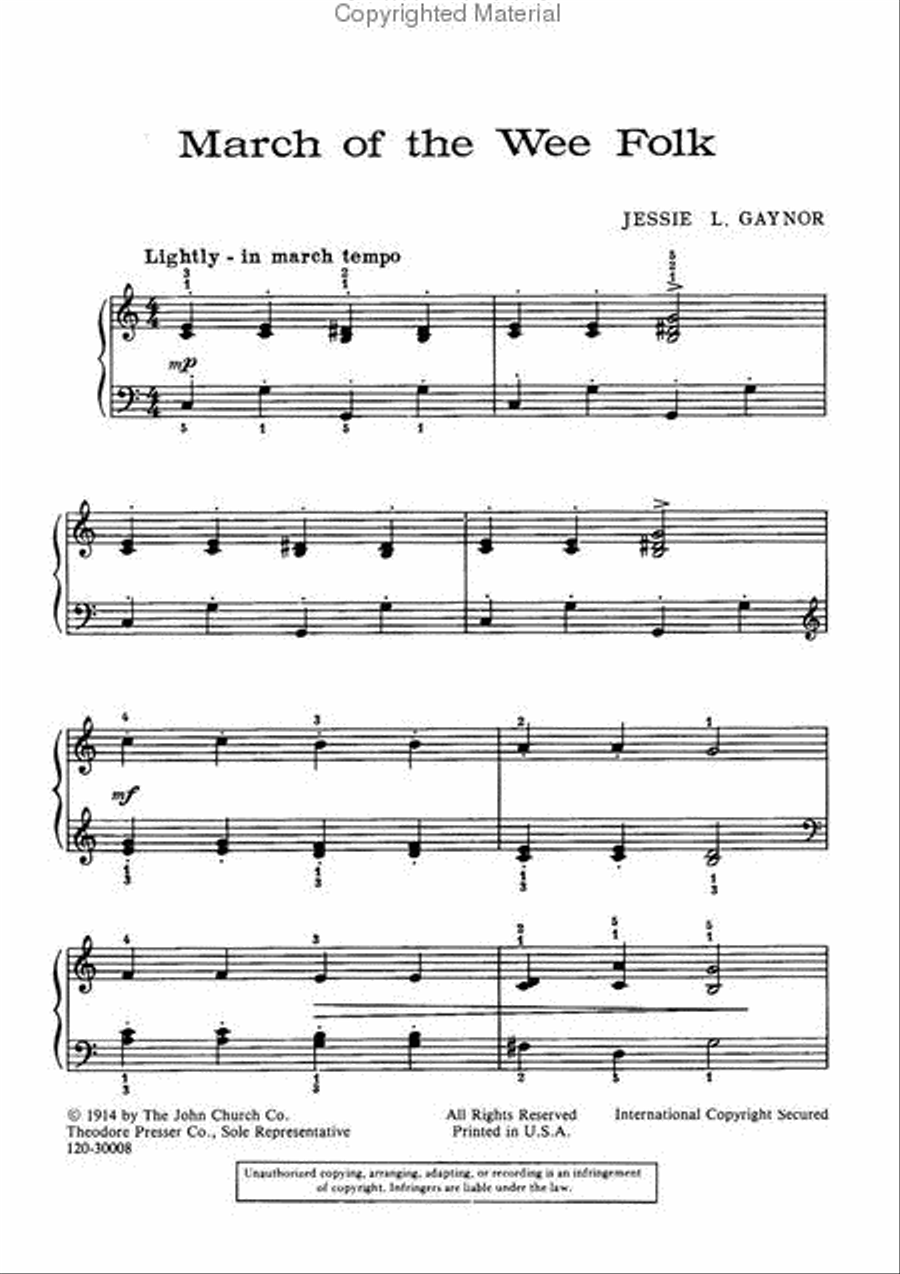 March of the Wee Folk March of the Wee Folk Chamber Music scores gallery preview page 2