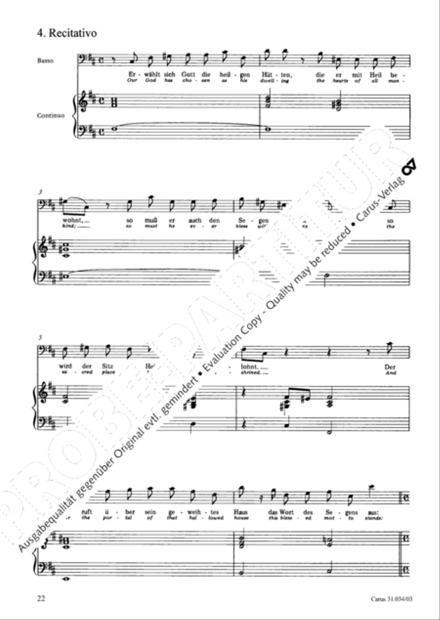 O fire everlasting (O ewiges Feuer, o Ursprung der Liebe) ATB scores gallery preview page 23