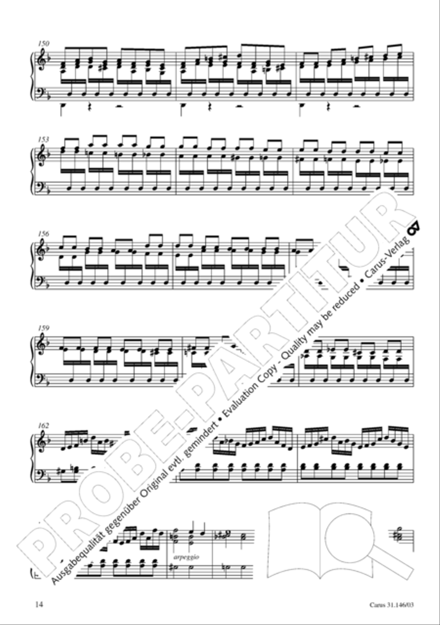 Through bitter tribulation we enter into God's kingdom (Wir mussen durch viel Trubsal in das Reich Gottes eingehen) 4-Part scores gallery preview page 15