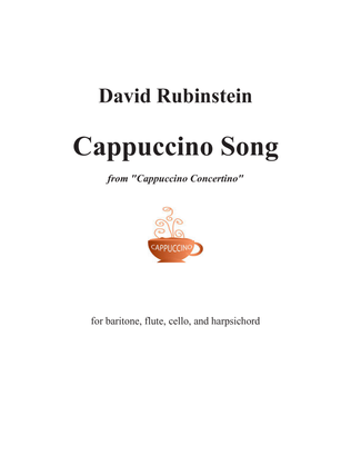 Cappuccino Song - Score Only