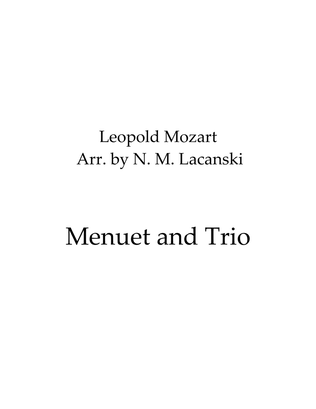Menuet and Trio