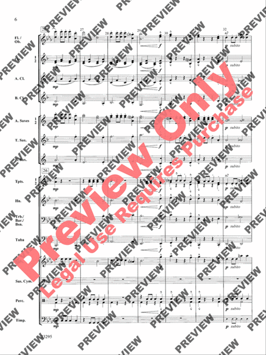 Stormchasers Concert Band scores gallery preview page 7