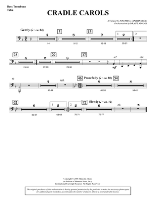 Cradle Carols (from Carols For Choir And Congregation) - Bass Trombone/Tuba
