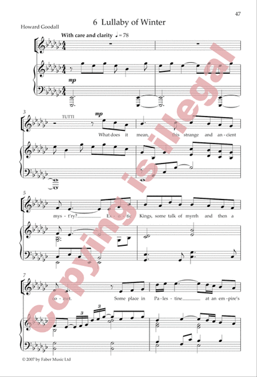Winter Lullabies (Choral Score) SA scores gallery preview page 25
