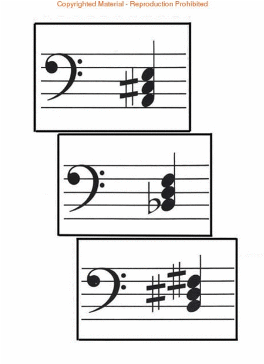 Flash Cards, Major Triads Piano Method scores gallery preview page 3
