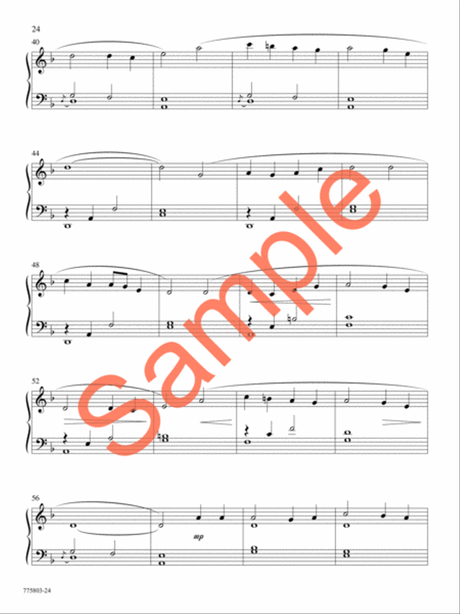 My Joy and My Rest Piano Solo scores gallery preview page 20