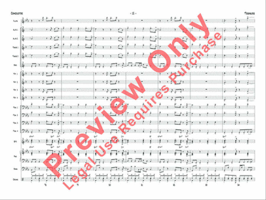 Treasure Jazz Ensemble scores gallery preview page 13