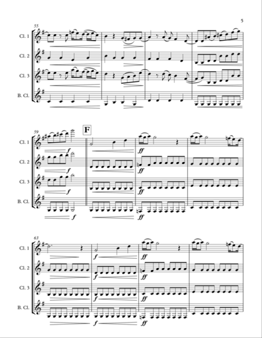 Hey Jude Hey Jude Woodwind Quartet scores gallery preview page 6