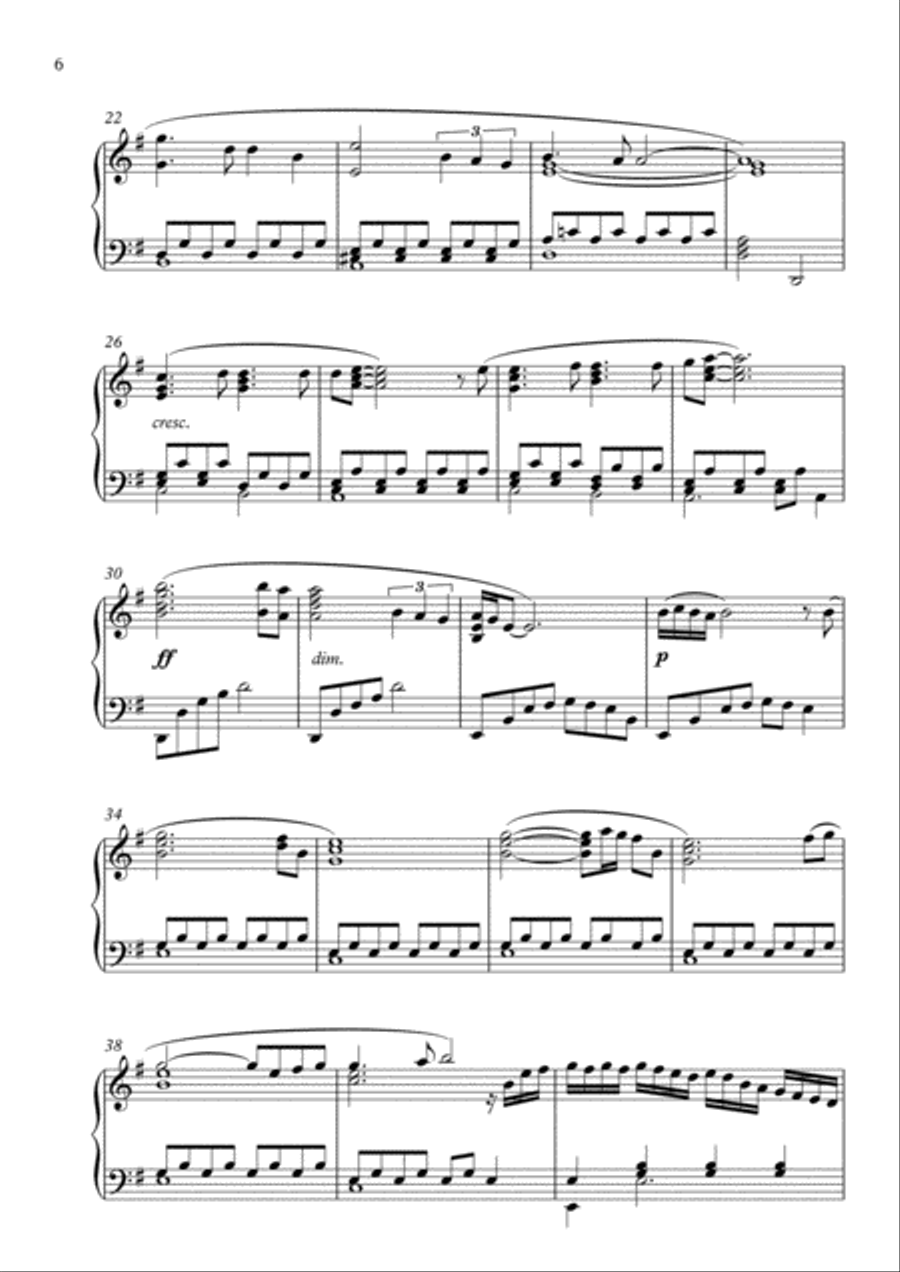 Love Of My Life Piano Solo scores gallery preview page 6