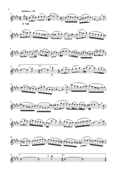 Bach Flute Sonata 6 in E image number null