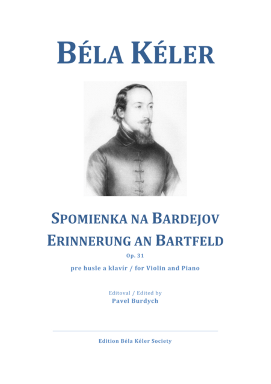 Bártfai Emlék Csárdás / Erinnerung an Bartfeld, Op. 31 Violin Solo scores gallery preview page 1