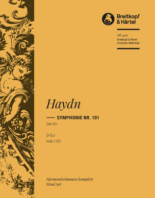 Book cover for Symphony No. 101 in D major Hob I:101