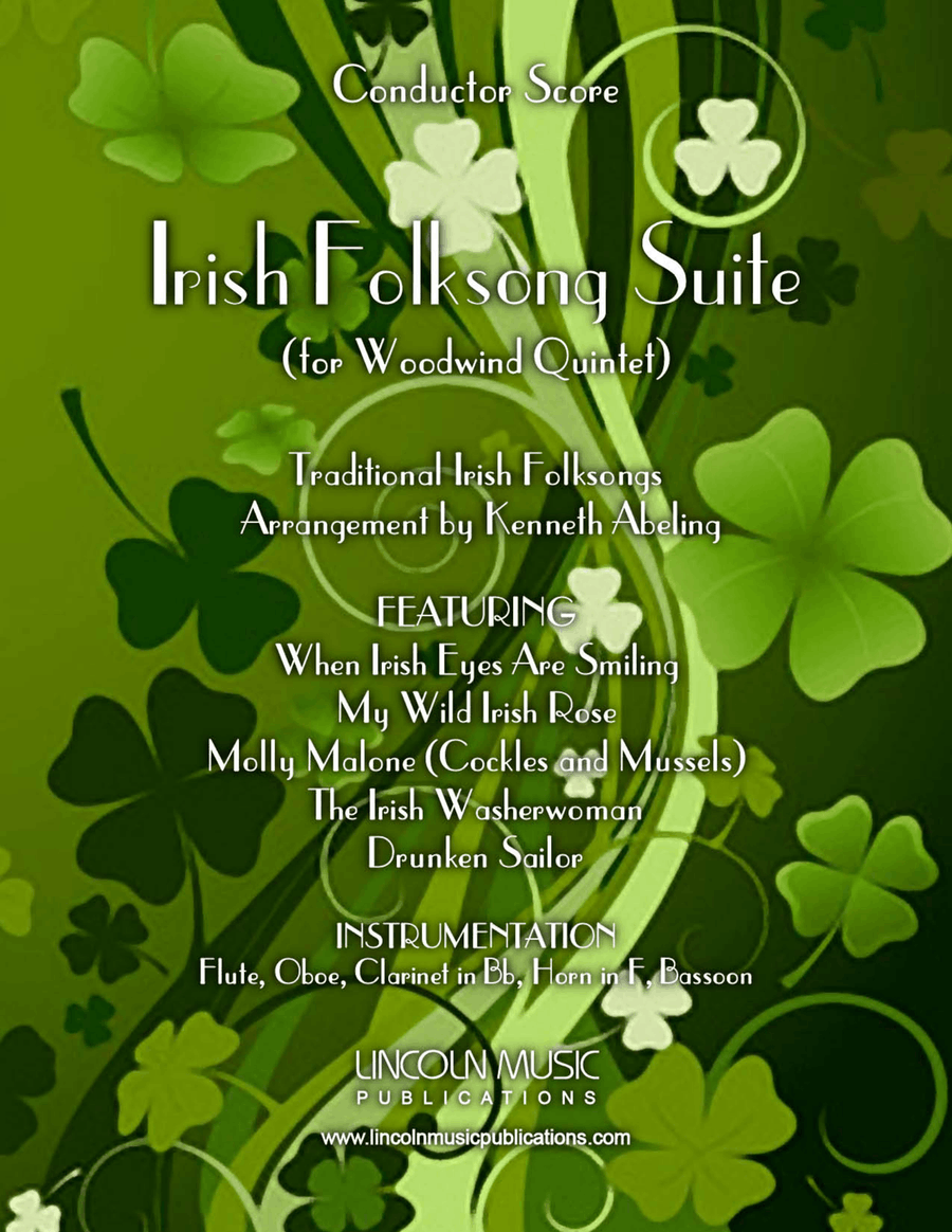 Irish Folksong Suite (for Woodwind Quintet) Woodwind Quintet scores gallery preview page 1