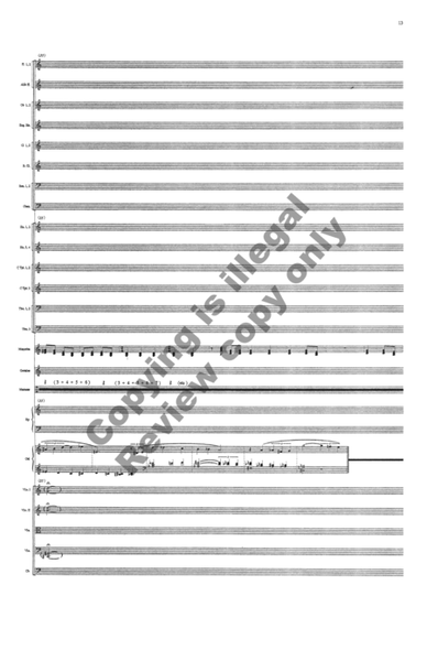 The Blue Hour (Additional Orchestra Score)