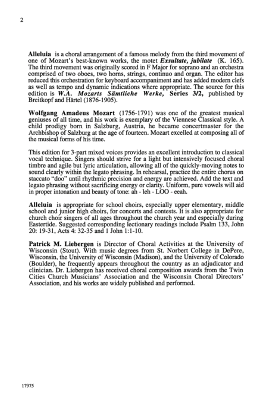 Alleluia Alleluia 3-Part scores gallery preview page 2