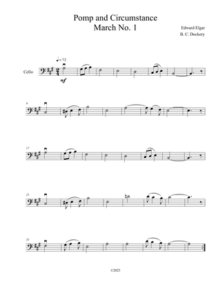 Book cover for Pomp and Circumstance (Cello Solo)
