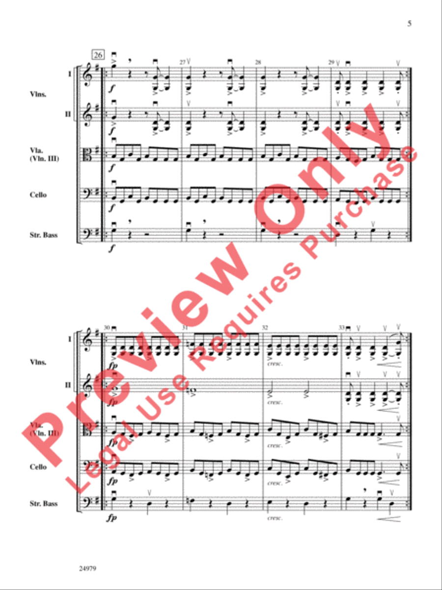 Music for a Found Harmonium String Orchestra scores gallery preview page 6