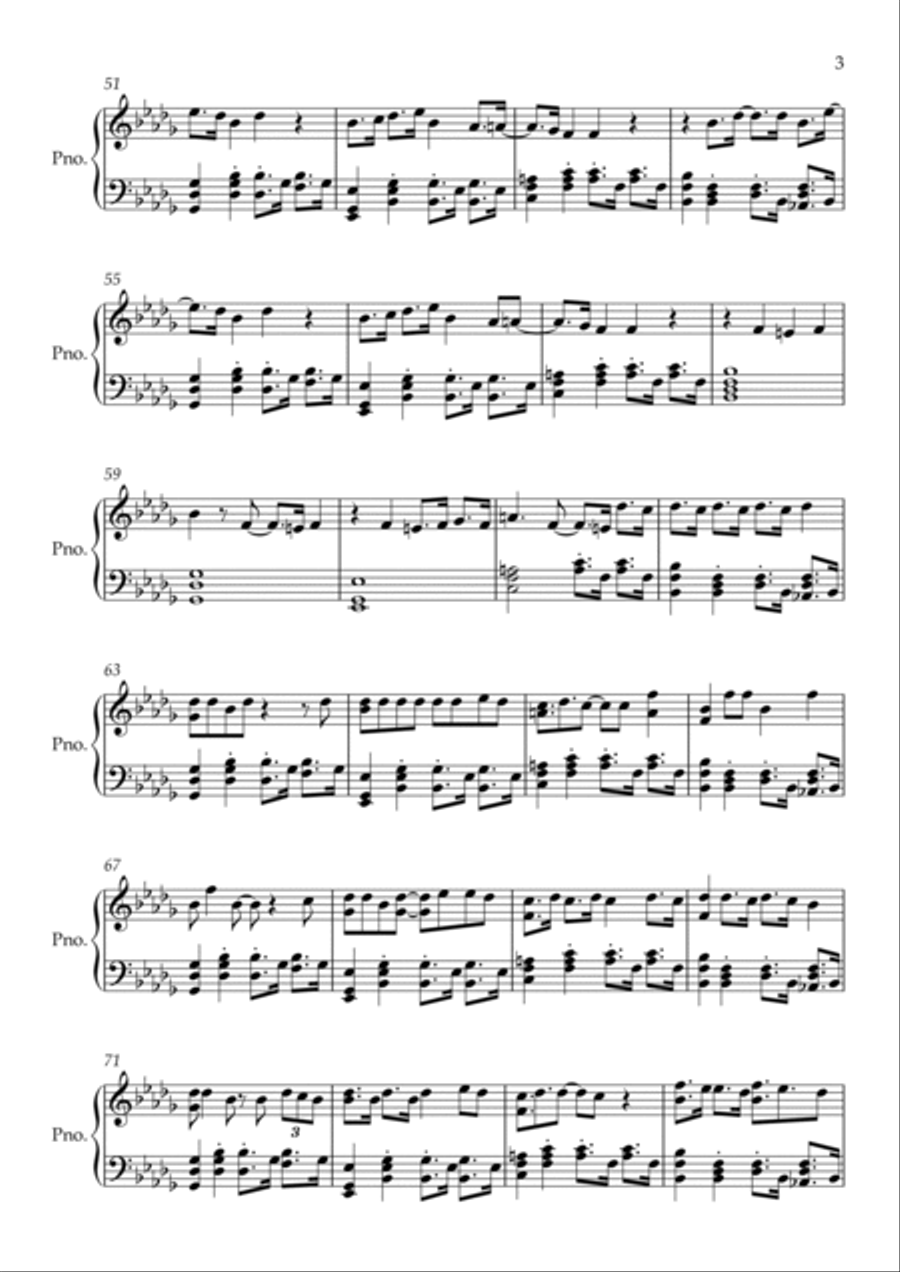 Projections Projections Piano Solo scores gallery preview page 3