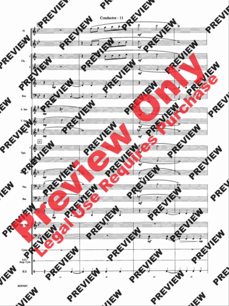 High Sierras High Sierras Concert Band scores gallery preview page 13