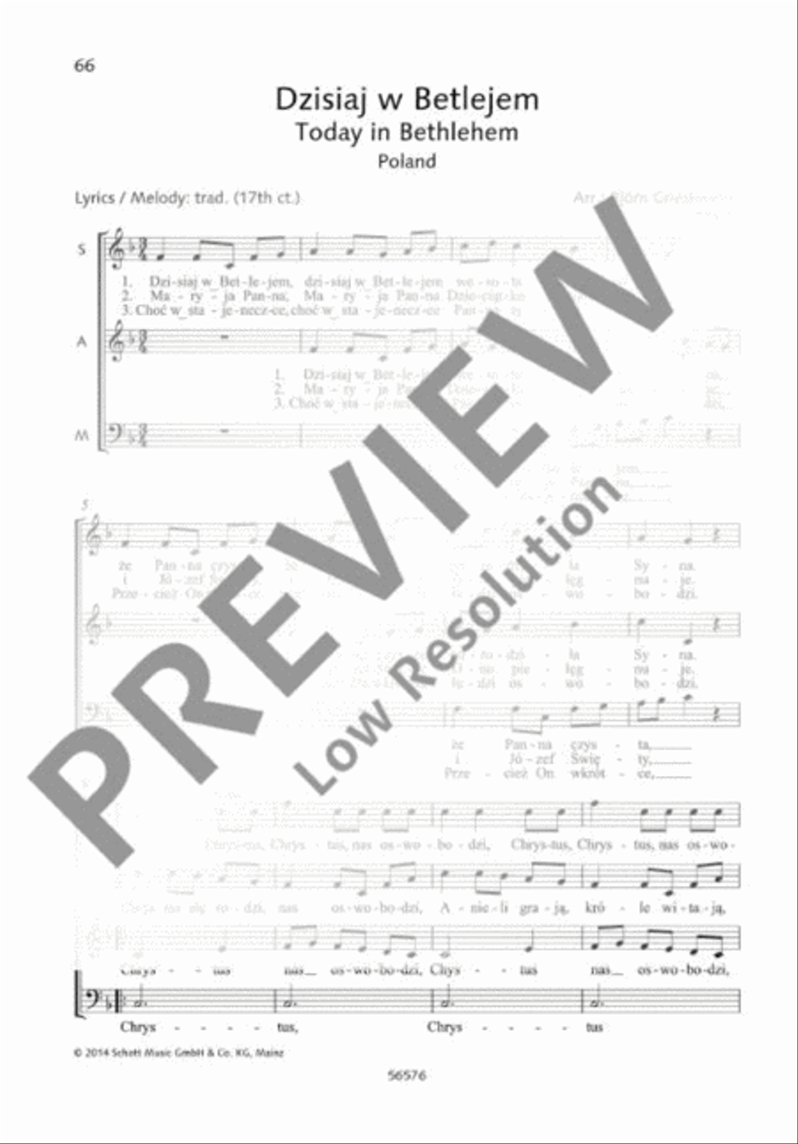 Today in Bethlehem Today in Bethlehem Mixed Choir scores gallery preview page 2
