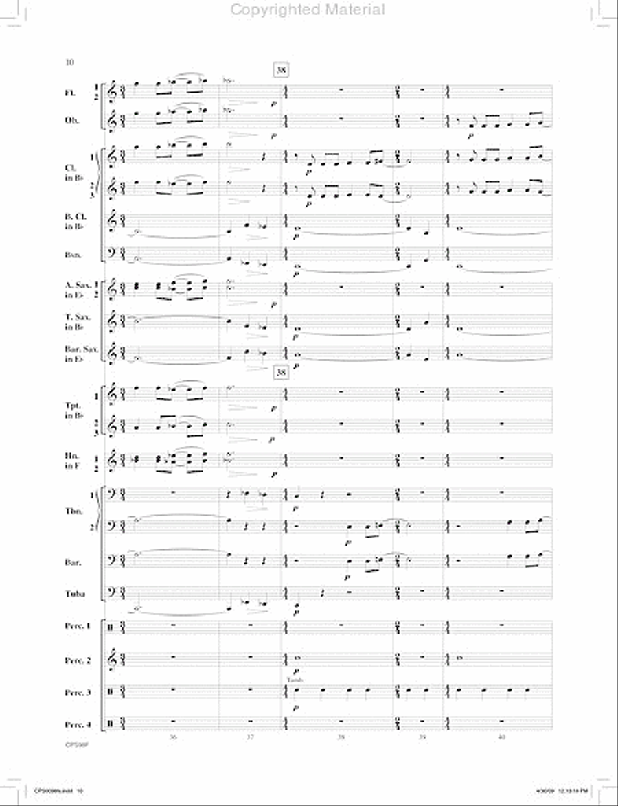 I. Jambo (from Ngoma Za Kenya) Concert Band scores gallery preview page 11