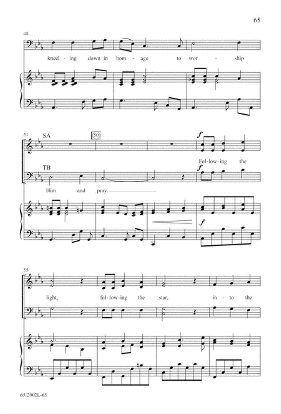 And This Shall Be a Sign And This Shall Be a Sign 4-Part scores gallery preview page 66