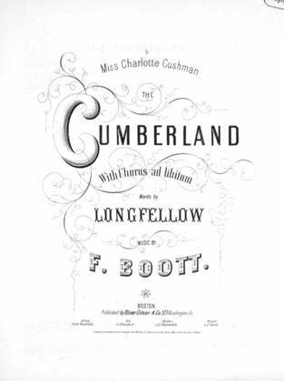 The Cumberland. With Chorus ad libitum