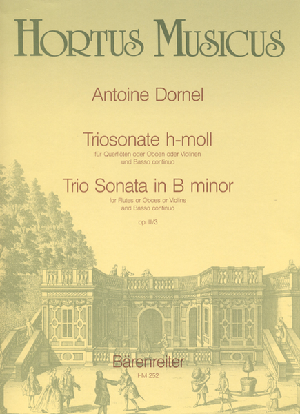Triosonate for two Flutes (Oboes, Violins) and Basso continuo b minor op. 3/3