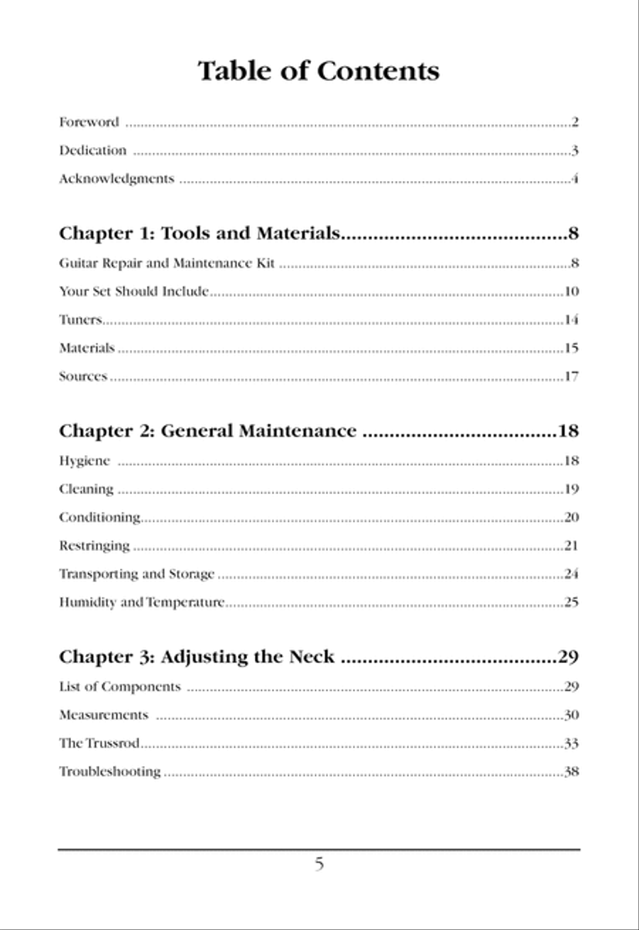 FAQ: Classic Guitar Care and Setup Acoustic Guitar scores gallery preview page 6