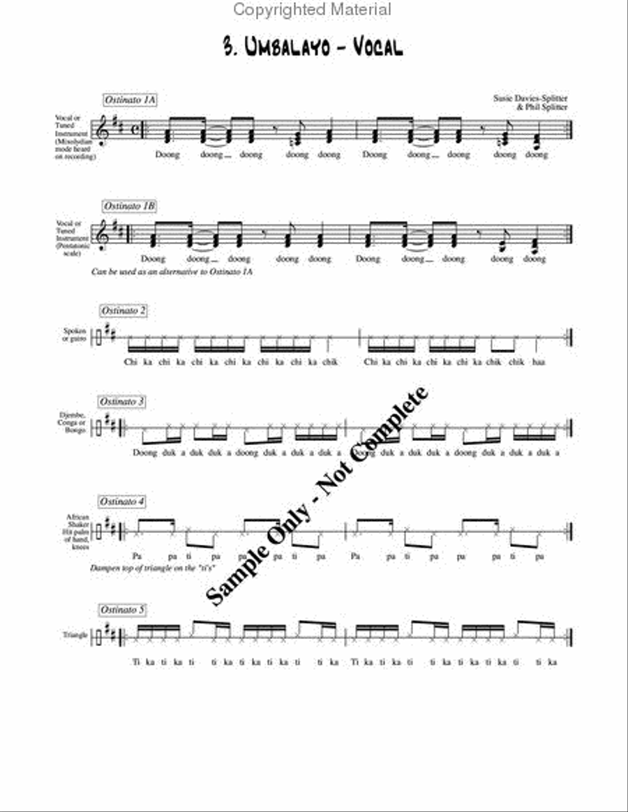 Jazz & Blues for Kids Choir scores gallery preview page 8