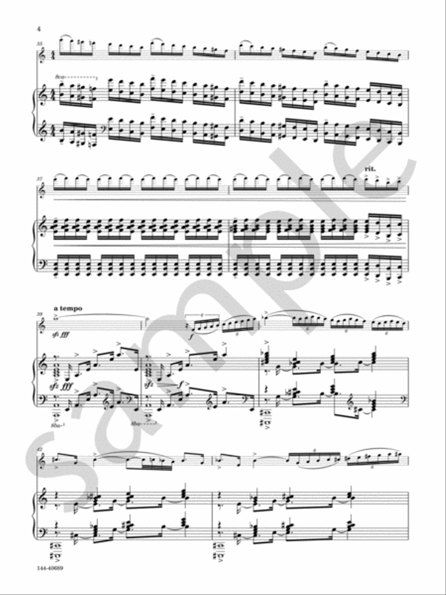 Sonata No. 2 Chamber Music scores gallery preview page 6