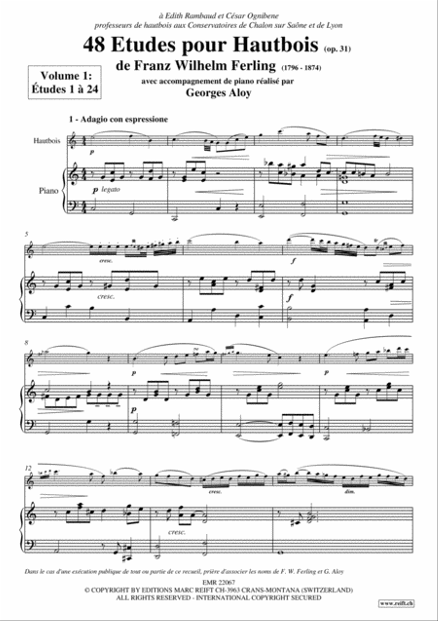 48 Etudes Vol. 1 Piano Accompaniment scores gallery preview page 3