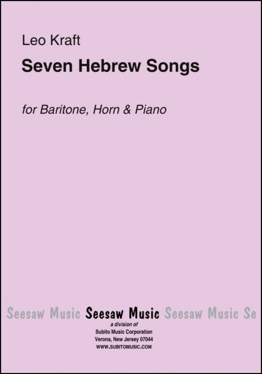 Seven Hebrew Songs