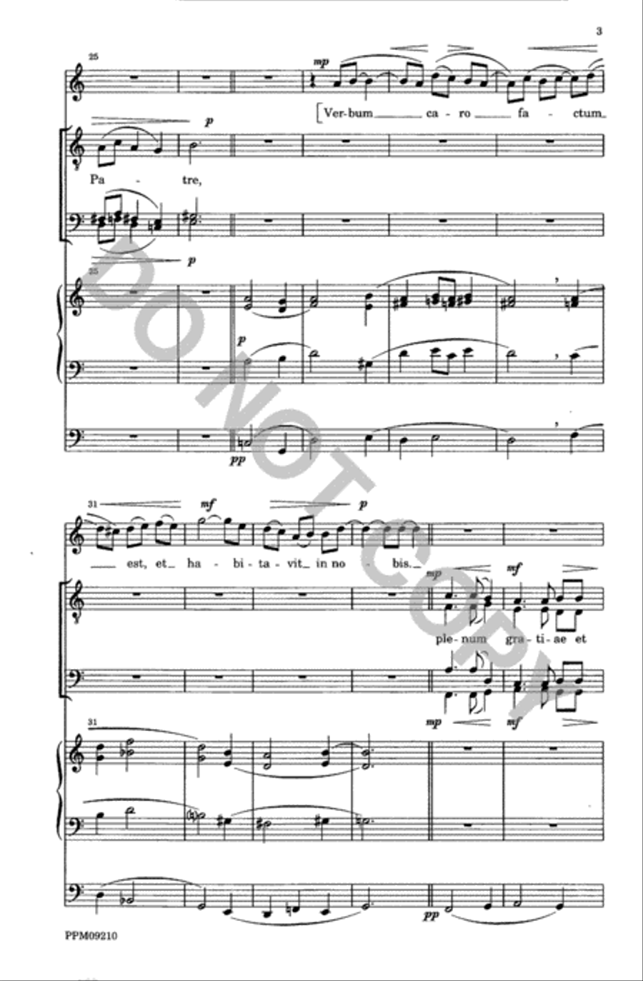 Verbum Caro Factum Est Verbum Caro Factum Est TTBB scores gallery preview page 4