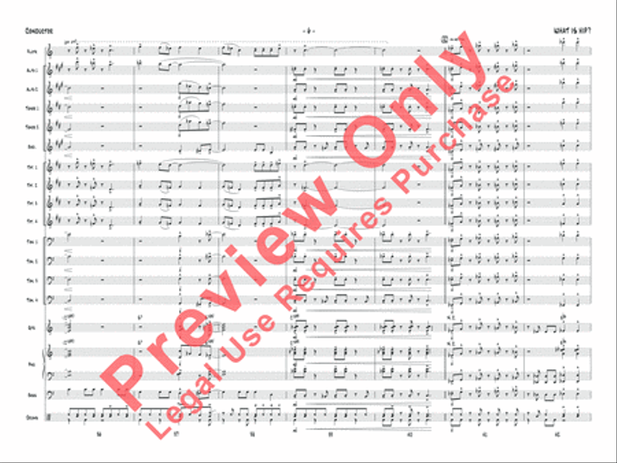 What Is Hip What Is Hip Jazz Ensemble scores gallery preview page 7