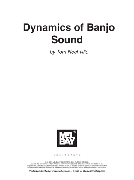Dynamics of Banjo Sound