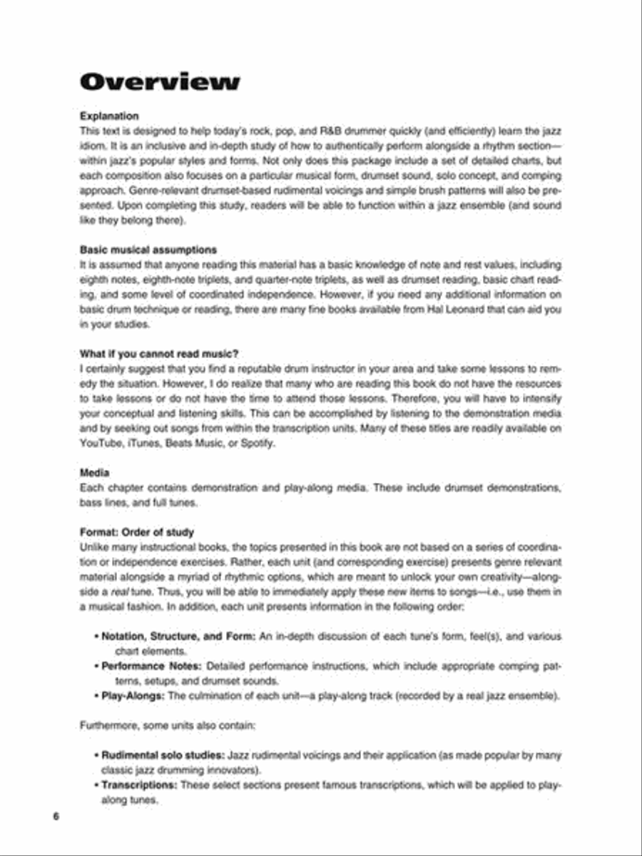Jazz Drumming Jazz Drumming Drum Set scores gallery preview page 3