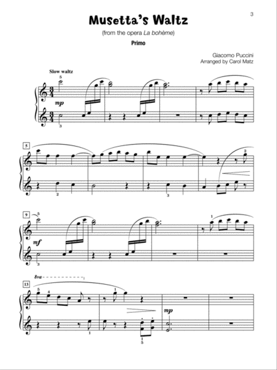 Famous & Fun Duets, Book 5 Small Ensemble scores gallery preview page 8