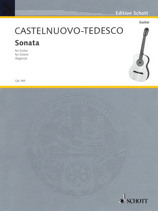 Book cover for Guitar Sonata