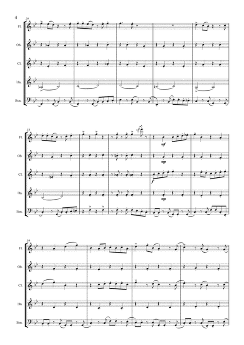 Five-note Fox-trot! (Wind Quintet) - Score image number null